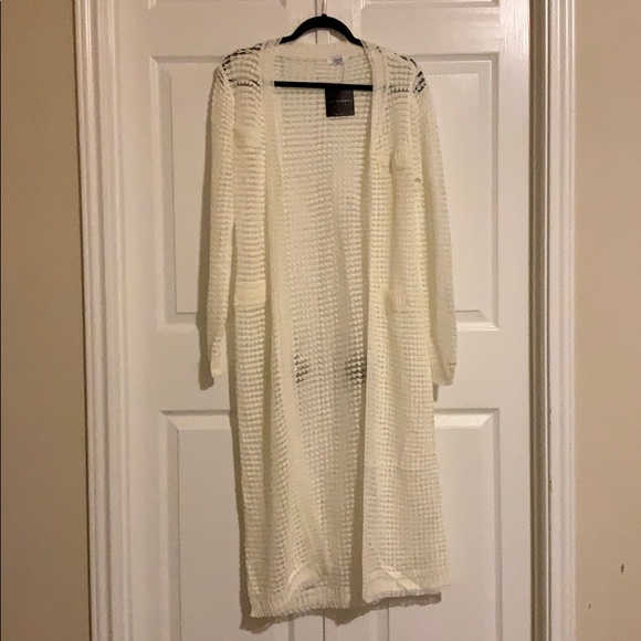 NWT JLUXLABEL Off White Laurel Crochet Cardigan Du - Picture 3 of 12